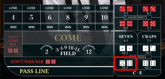 クラップス ルール